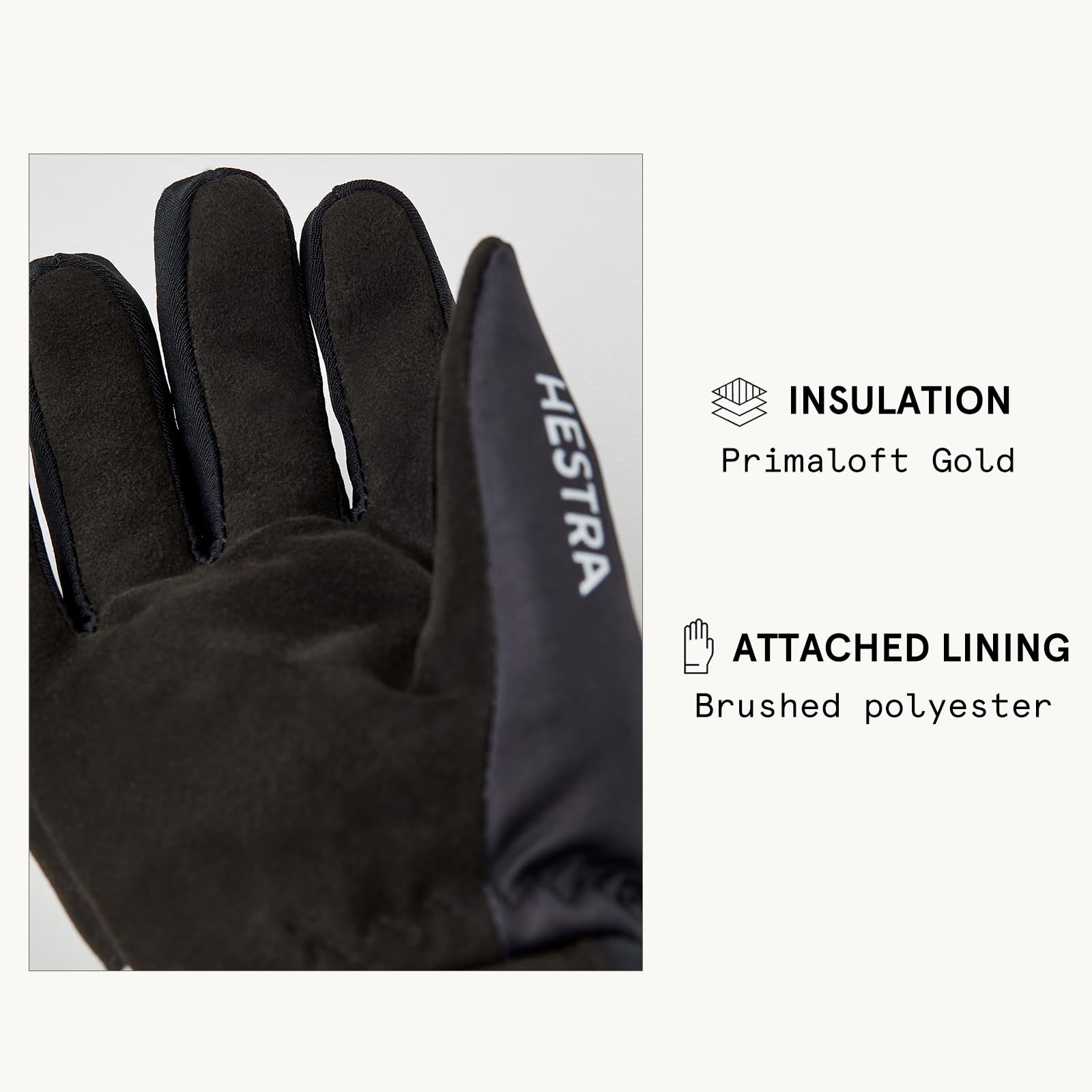 Hestra Kids Waterproof Gloves - Insulated for Skiing & Winter Play