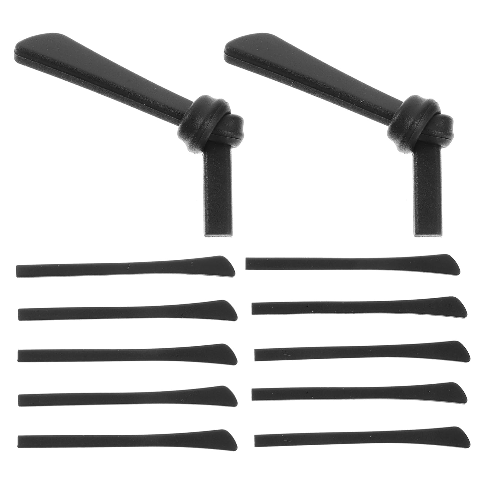 Jojofuny 12 Pairs Glasses Temple Tips - Soft Silicone Ear Cushions for Eyeglass Protection & Comfort - Reduce Pressure & Prevent Slipping - Perfect for Reading, Working & Long Wear