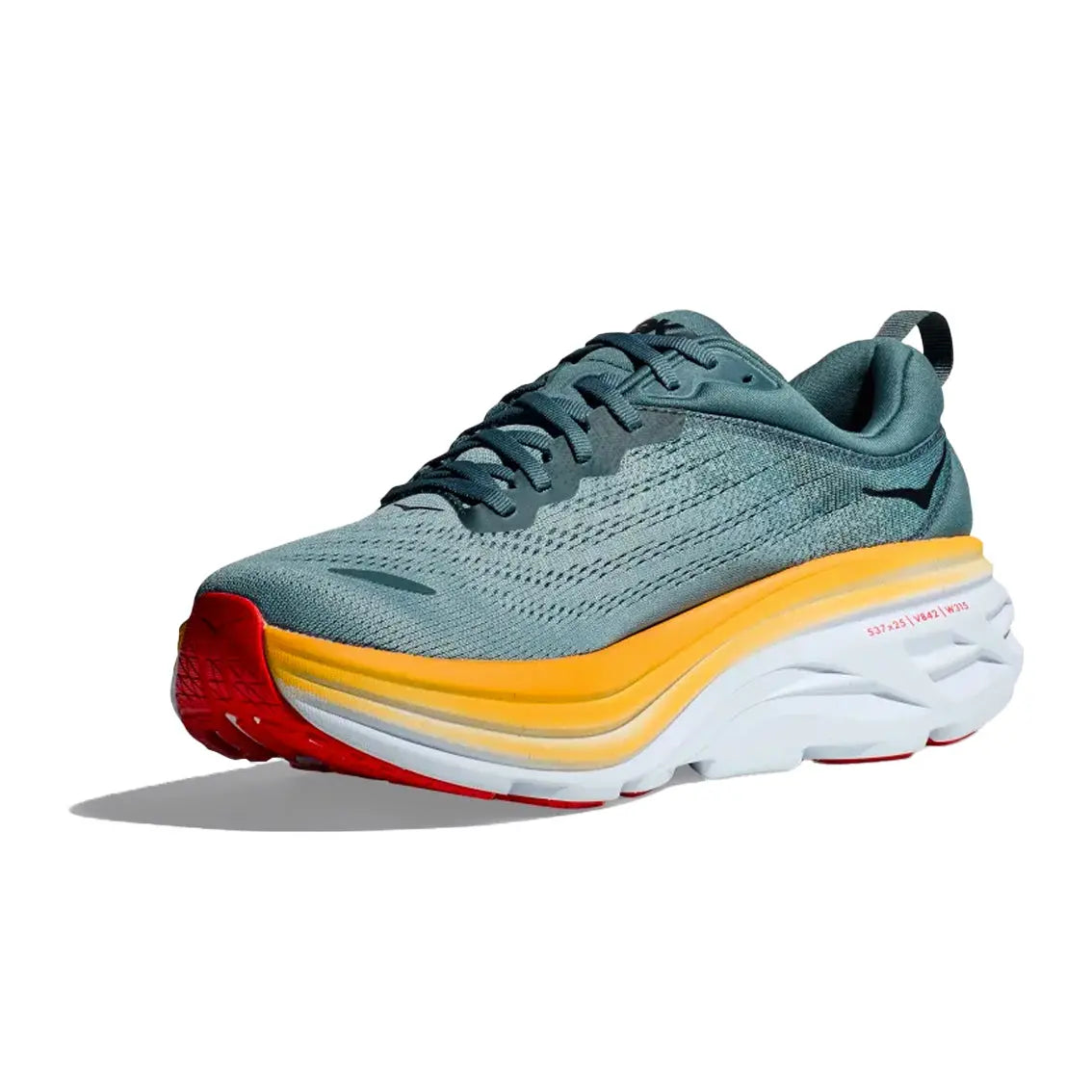 HOKA Bondi 8 Running Shoes for Men - Lightweight Cushioned Sneakers for Jogging, Walking & Marathon Training - Comfortable Athletic Shoes with Arch Support for Road Running & Gym Workouts