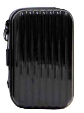 **Premium Travel Crossbody Bag for Men & Women - Durable Hardcase Carry-On Weekender Bag with Travel-Size Toiletry Organizer (Black) - Perfect for Airplane, Business Trips & Weekend Getaways**