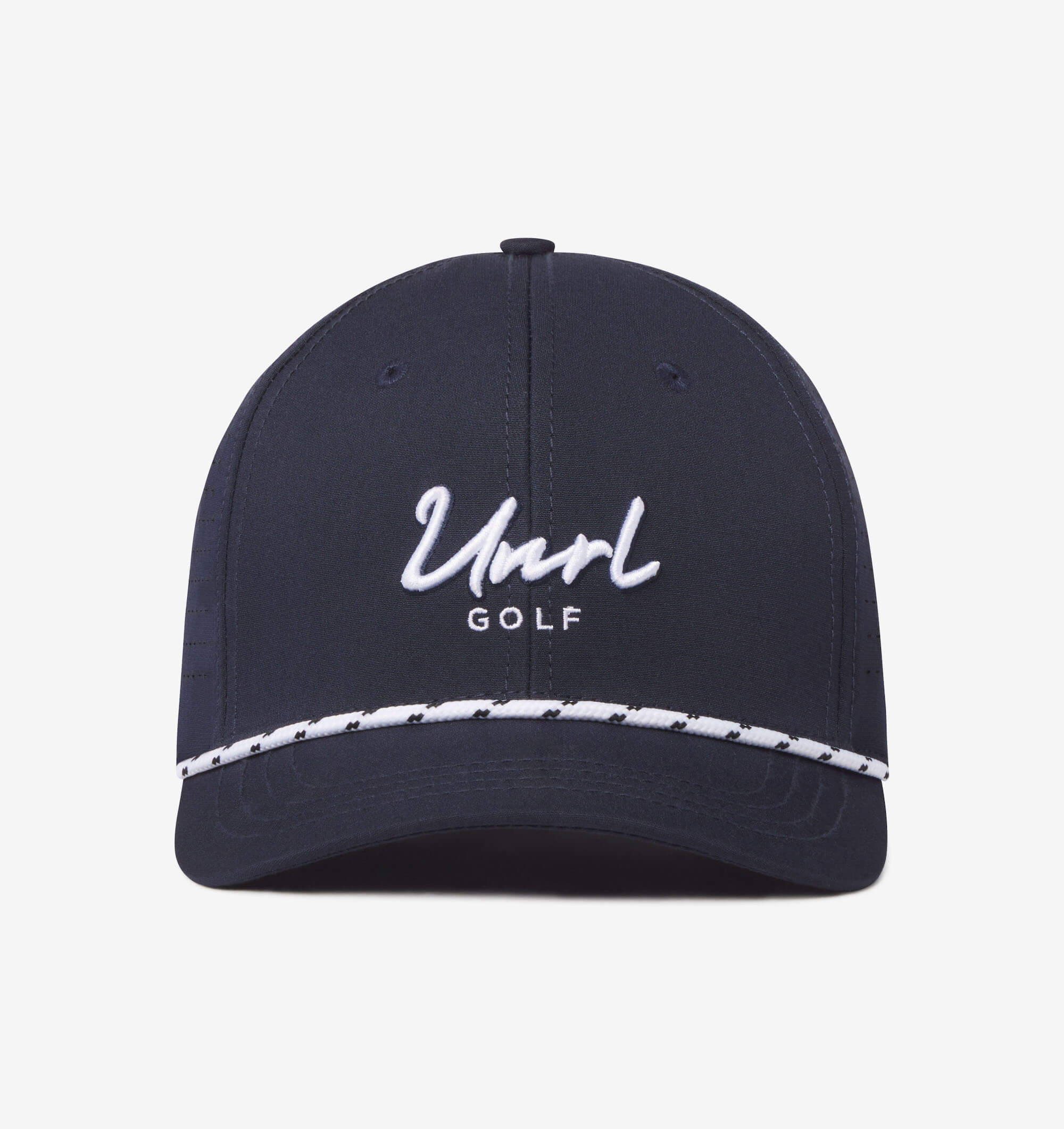 UNRL Golf Rope Script Snapback Hat [Mid Pro] - Stylish Adjustable Baseball Cap for Men & Women - Perfect for Golf, Casual Wear & Outdoor Activities