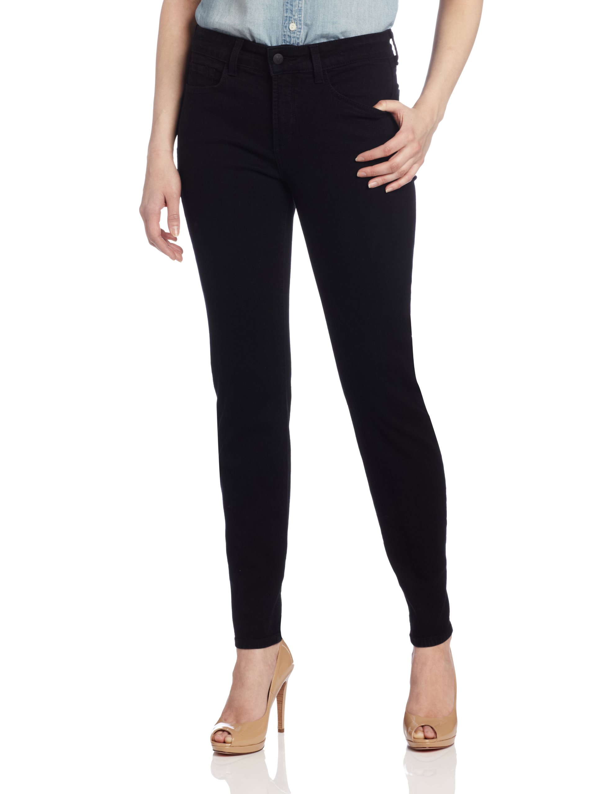 NYDJ Women’s Petite Sheri Slim Jeans - Slimming High Waist Skinny Denim Pants for Petite Women | Perfect for Work, Casual Outfits & Everyday Wear