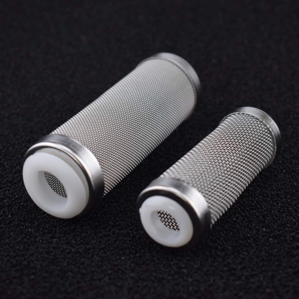 POPETPOP Sponge Filters 3PCS - Stainless Steel Aquarium Intake Cover for Fish Tanks - Home & Office Use