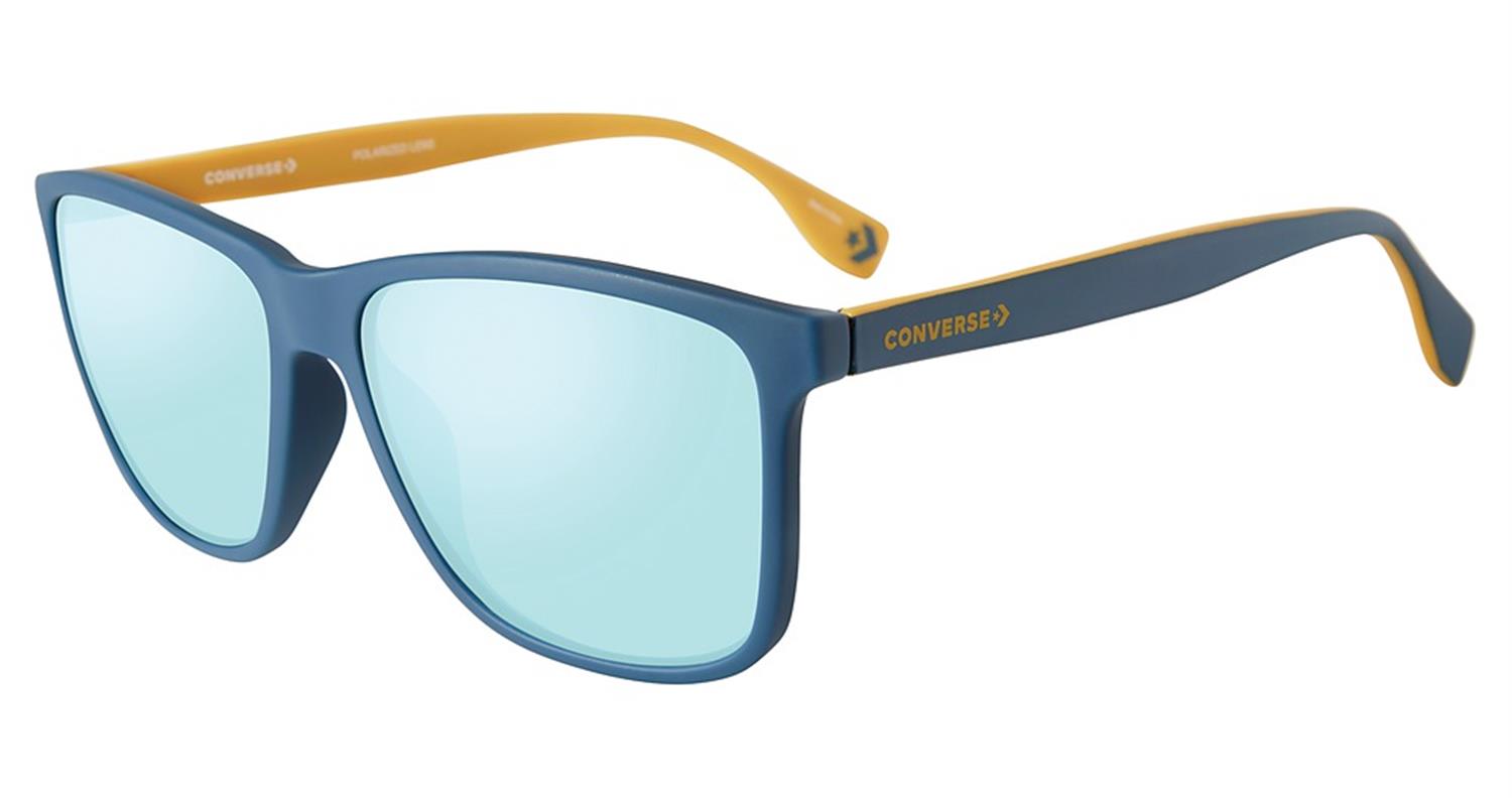 Converse SCO050 58 7A5A Polarized Blue Sunglasses for Men & Women - UV Protection, Lightweight & Stylish for Outdoor Activities, Driving, Beach & Travel