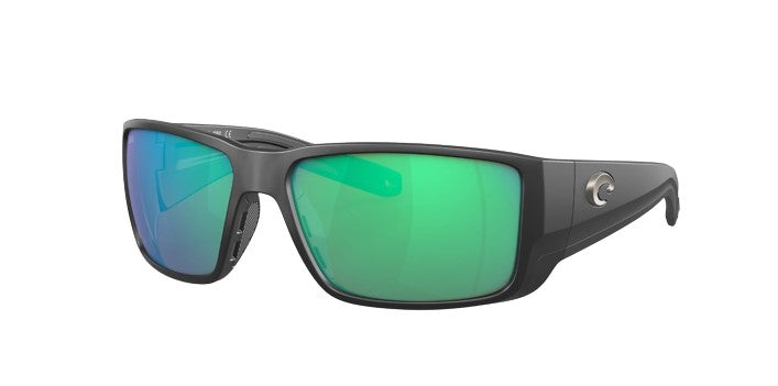 Blackfin Pro Sunglasses - Green Mirror Lenses with Matte Black Frame | Polarized UV Protection for Outdoor Sports & Driving