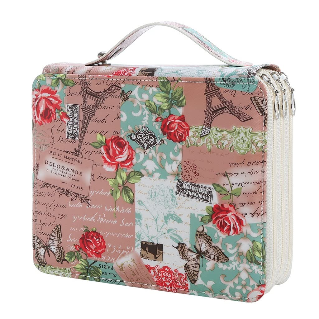GFHLP Large Capacity Cute Pencil Case for School & Office - Girls Stationery Organizer with Big Holder Box (Color B) - Perfect for Backpack, Desk & Travel Supplies