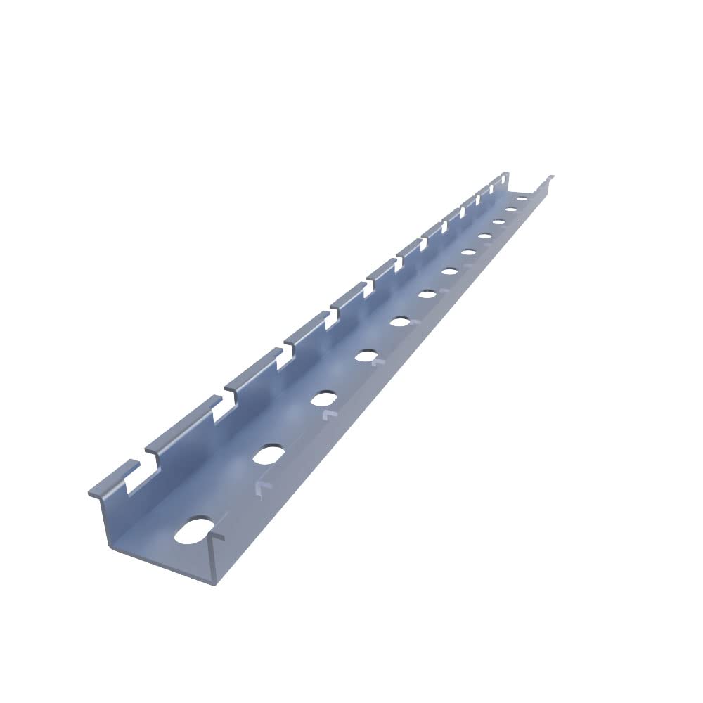 NavePoint 24in Wide Wire Mesh Cable Tray - Heavy Duty Ceiling Hanging Bar for Network & Data Center Cable Management - Perfect for Server Rooms, Office Wiring & Industrial Installations