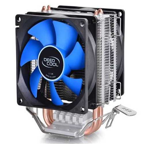 DeepCool 80x80x25mm Dual Ball Bearing CPU Cooling Fan - Compatible with Intel LGA1156/775/1150/1155/1151 Sockets - Perfect for PC Gaming Rigs & Workstation Builds