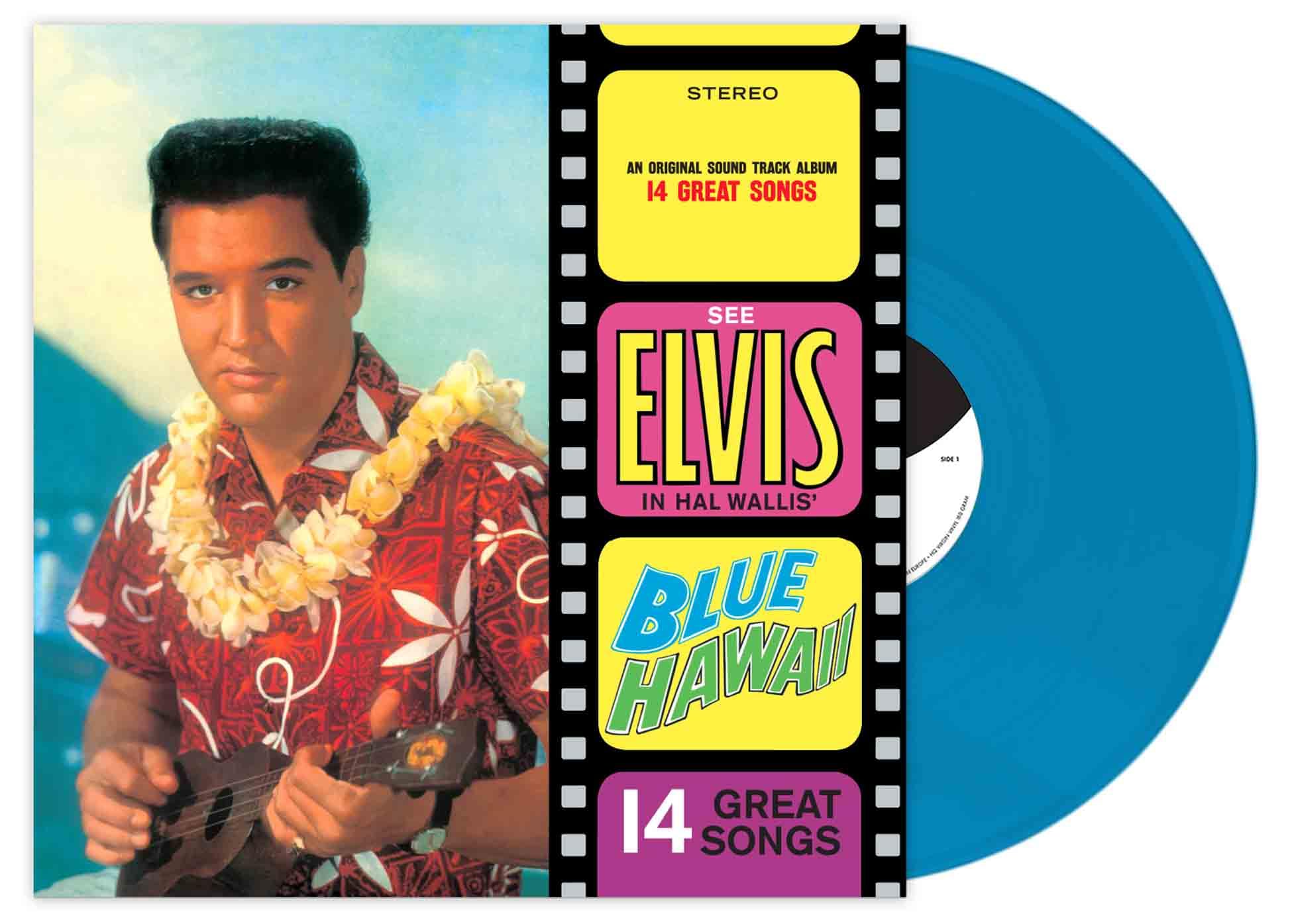 Elvis Presley - Blue Hawaii Limited Edition Turquoise Vinyl Record | Collectible Music Memorabilia for Fans & Audiophiles | Perfect for Home Listening, Gifts, and Music Collections