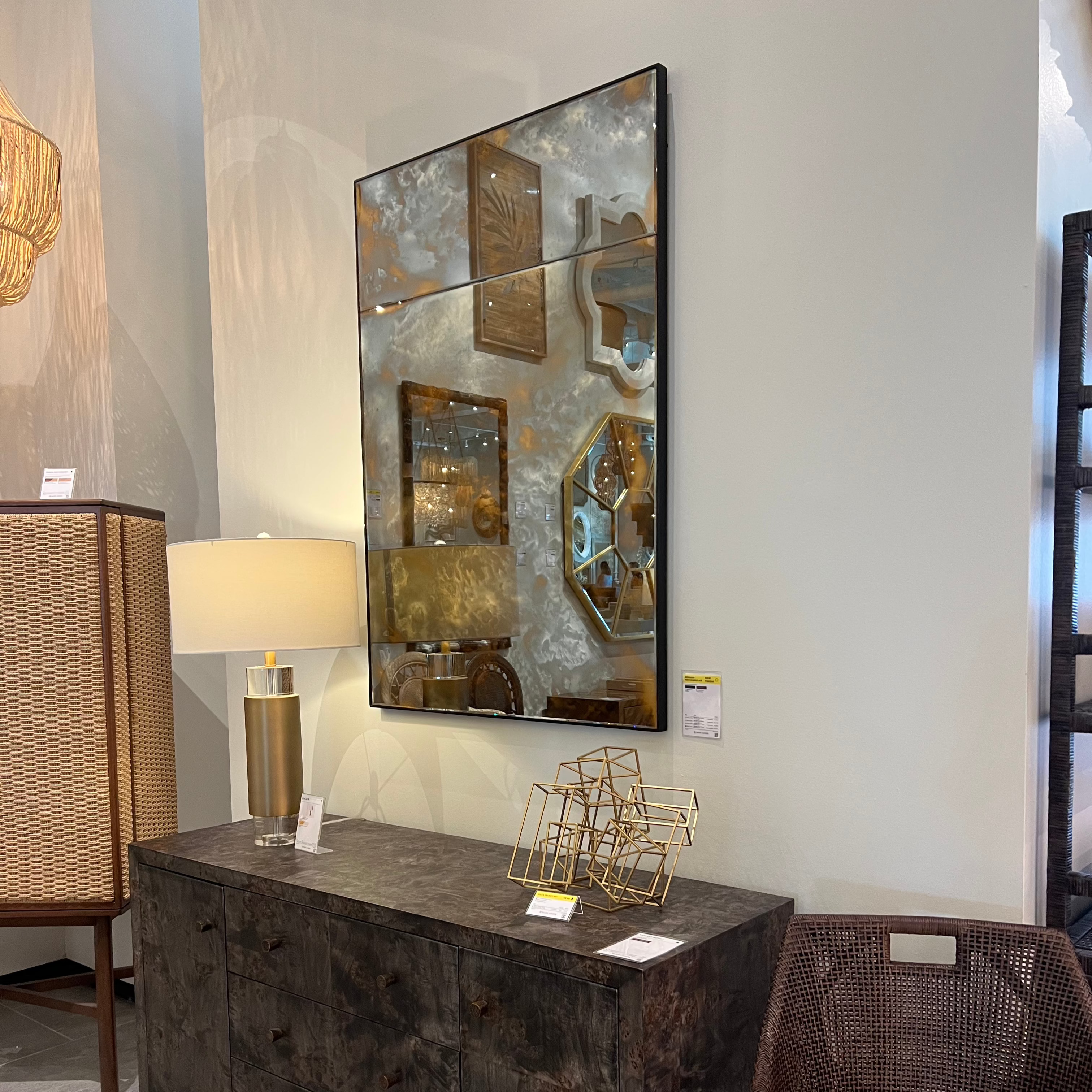 Benson Rectangular Wall Mirror - Multiple Sizes & Styles for Bathroom, Bedroom, and Entryway Decor