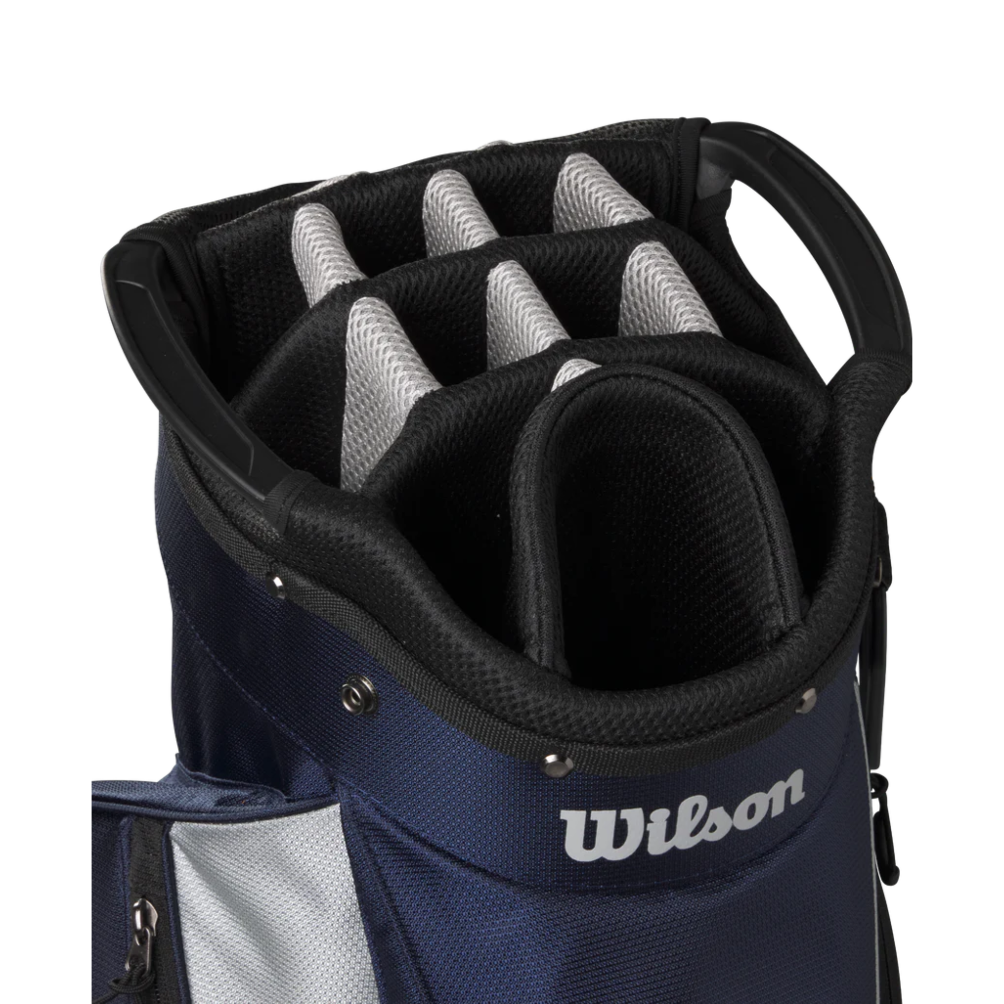 Wilson 2025 Feather Lightweight Golf Cart Bag with 14-Way Divider - Premium Stand Bag for Golf Clubs & Accessories - Perfect for Golf Course & Driving Range Use