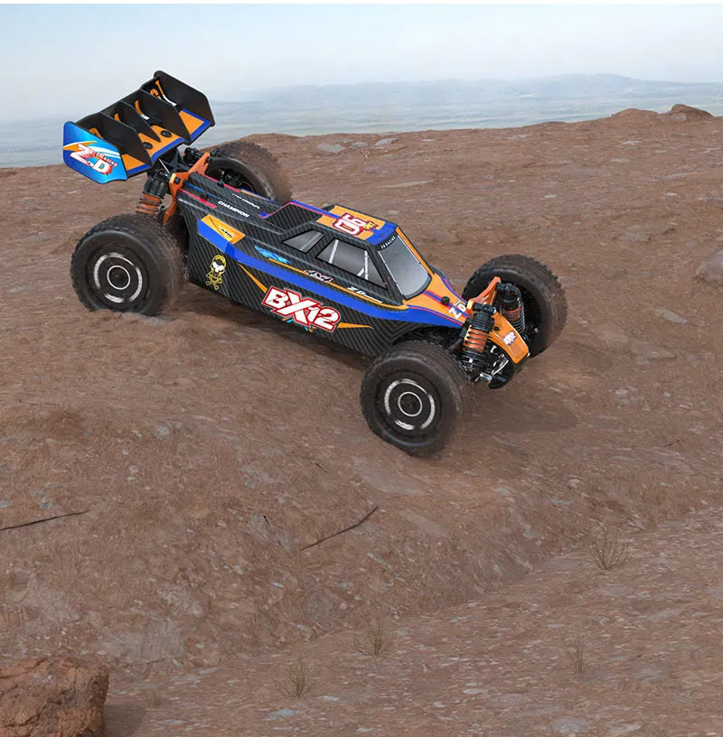 **ZD Racing BX 12 1/12 Scale 4WD RC Car - 70km/h High Speed, 3S Brushless Motor, 2.4G RTR, Oil-Filled Shocks - Off-Road Racing Truck for Adults & Kids (Perfect for Backyard, Park & Track Racing)**