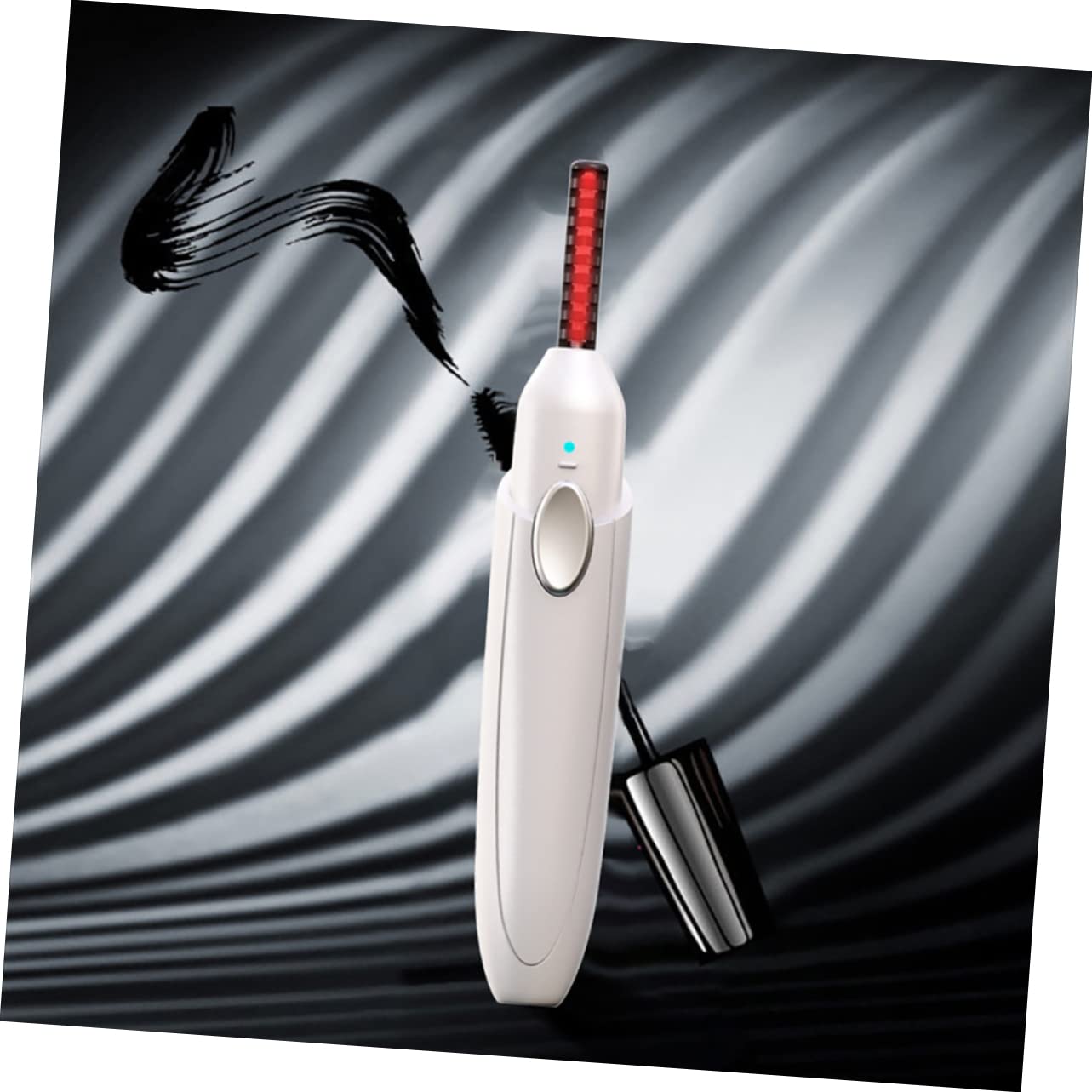 Minkissy Electric Eyelash Curler - USB Rechargeable Portable Lash Curling Tool for Perfect Eye Makeup | Great for Travel, Home & Professional Use