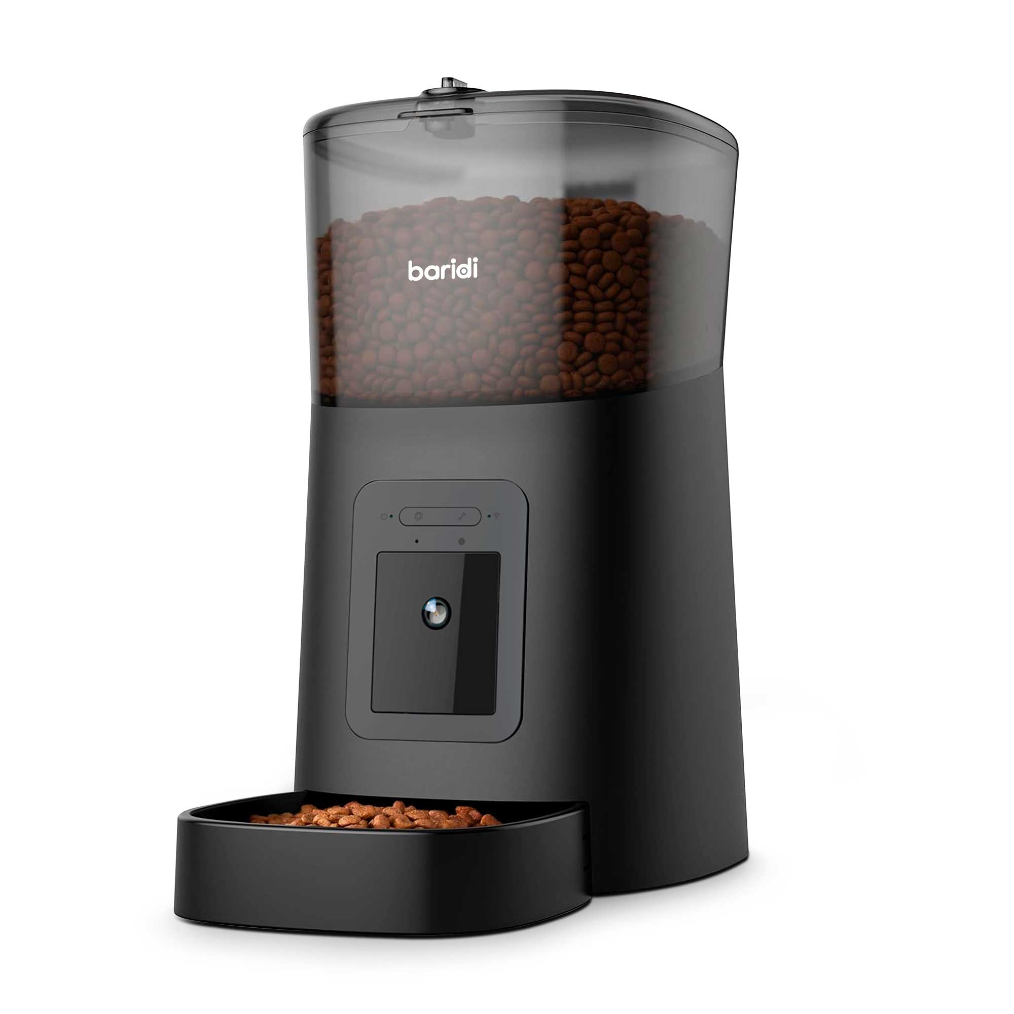 Smart Automatic Pet Feeder with HD Camera & 2-Way Audio - 6L Large Capacity - TUYA App Compatible - Perfect for Cats & Dogs - Keep Pets Fed While Traveling or at Work