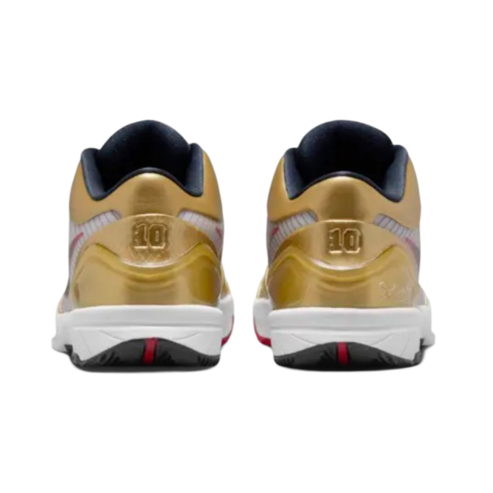 Nike Kobe 4 Basketball Shoes - Olympic Gold Medal Edition in Metallic Gold & Black | Performance Sneakers for Court Play & Streetwear Fashion