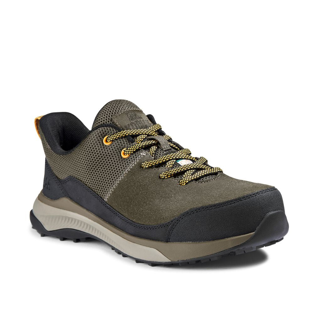 Kodiak Quicktrail Leather Women's Safety Work Shoes with Composite Toe - Lightweight & Durable for Construction, Hiking & Outdoor Work (835AFS Fossil)
