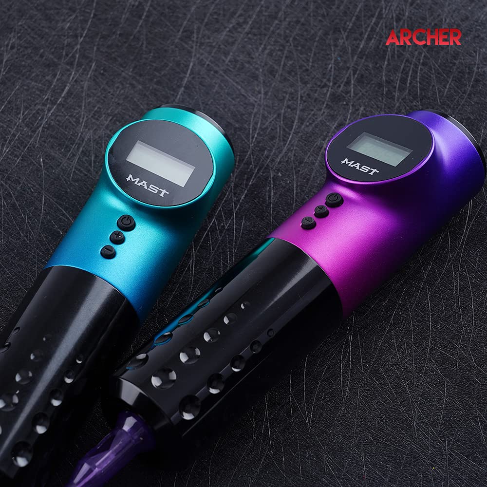 Professional Mast Tattoo Pen Machine - Wireless Rotary Tattoo Gun with Powerful Motor & 2000mAh Long-Lasting Battery | Perfect for Tattoo Artists, Beginners & Professionals | Ideal for Studio Work, Home Practice & Travel Tattooing