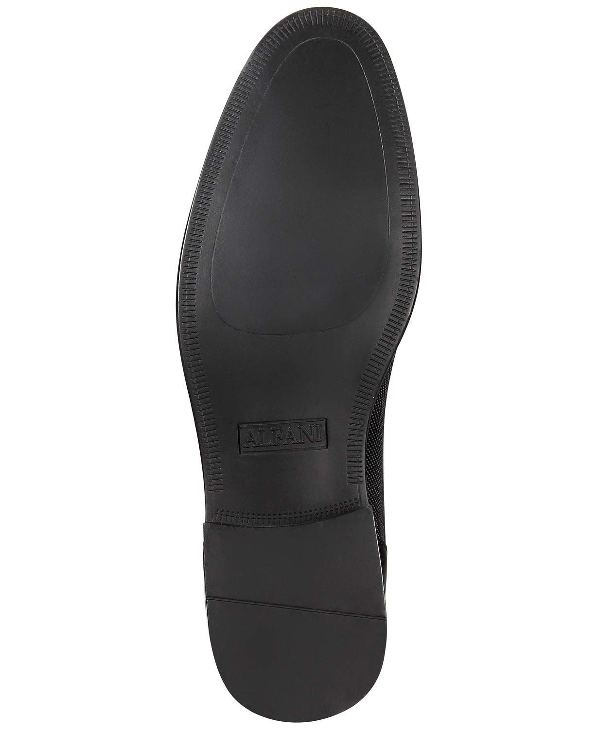 Alfani Men's Casual Oxford Shoes - Black Lace-Up Dress Shoes for Business & Office Wear, Size 10.0 | Comfortable Formal Footwear for Work, Weddings & Special Occasions