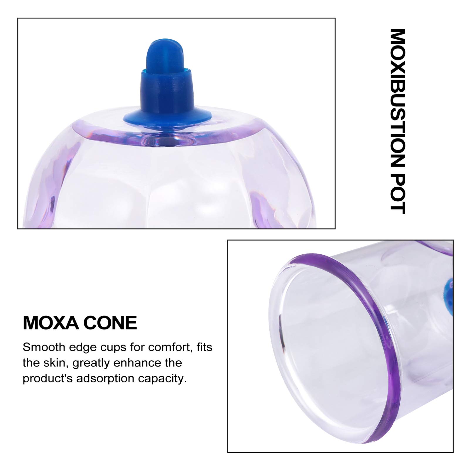 Chinese Cupping Massage Set - Plastic Anti Cup Vacuum Suction Massager for Trigger Point, Myofascial Release & Deep Tissue Therapy | Body Pain Relief, Muscle Relaxation | Perfect for Home Spa, Physical Therapy & Sports Recovery