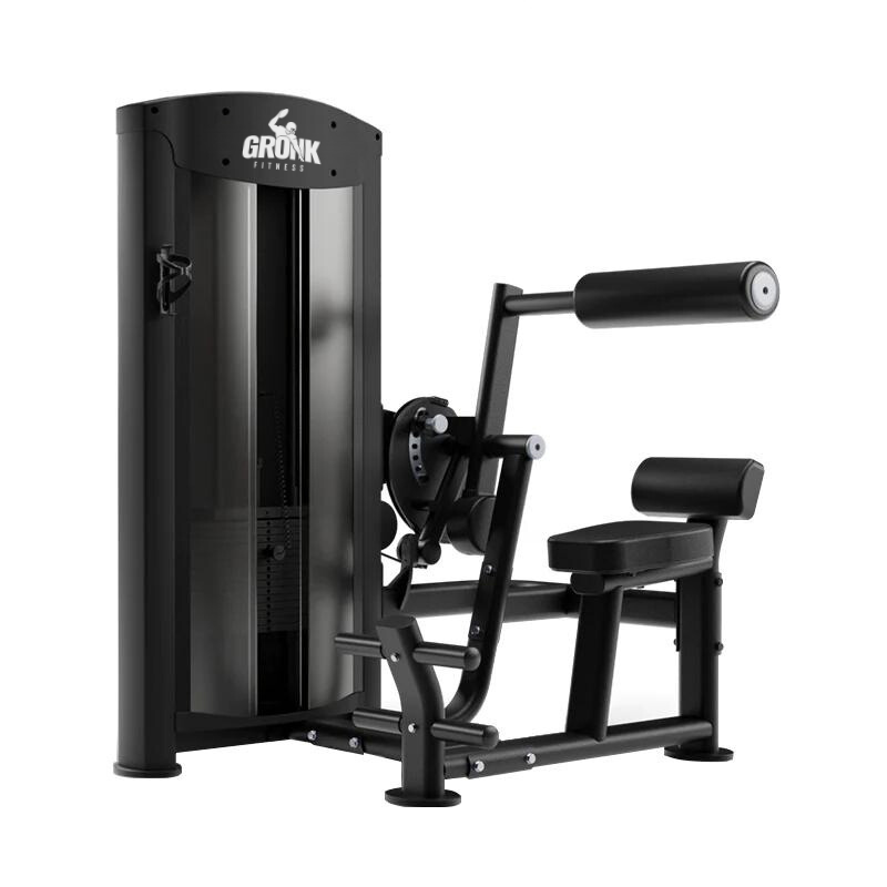 Gronk Fitness Selectorized Dual AB & Back Machine - Professional Home Gym Equipment for Core and Back Workouts - Perfect for Home Gyms, Personal Training, and Fitness Studios