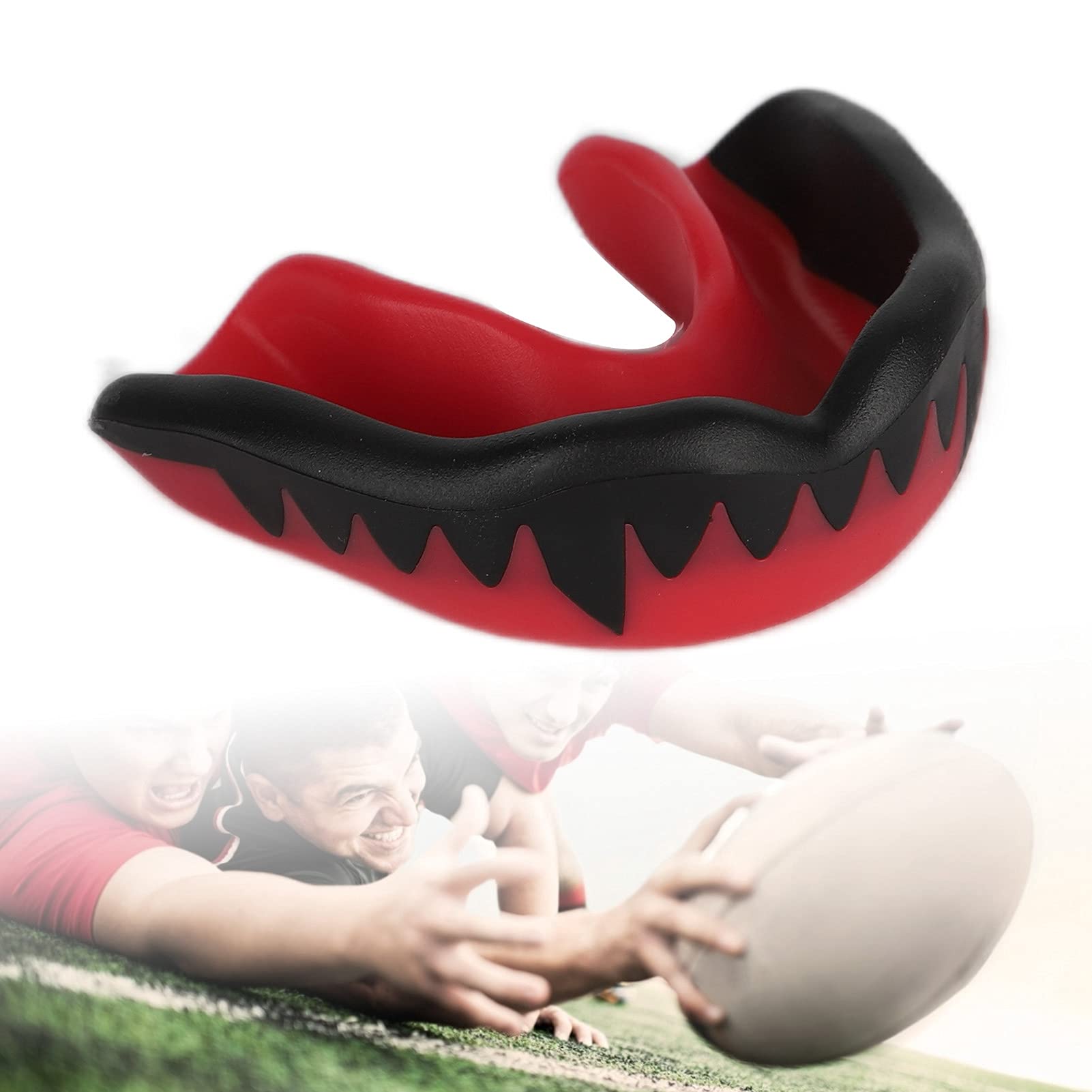 Best Silicone Mouth Guard for Sports - Basketball, Football, Lacrosse, Hockey & Boxing - Comfortable & Durable Athletic Mouthpiece - Perfect for Training, Games & Competition Protection