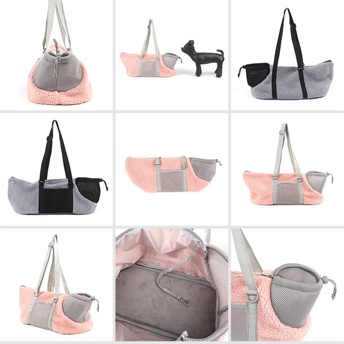 **Foldable Winter Cat Shoulder Bag - Warm & Breathable Small Pet Carrier for Travel, Outdoors, and Daily Use - Perfect for Cats & Small Dogs**