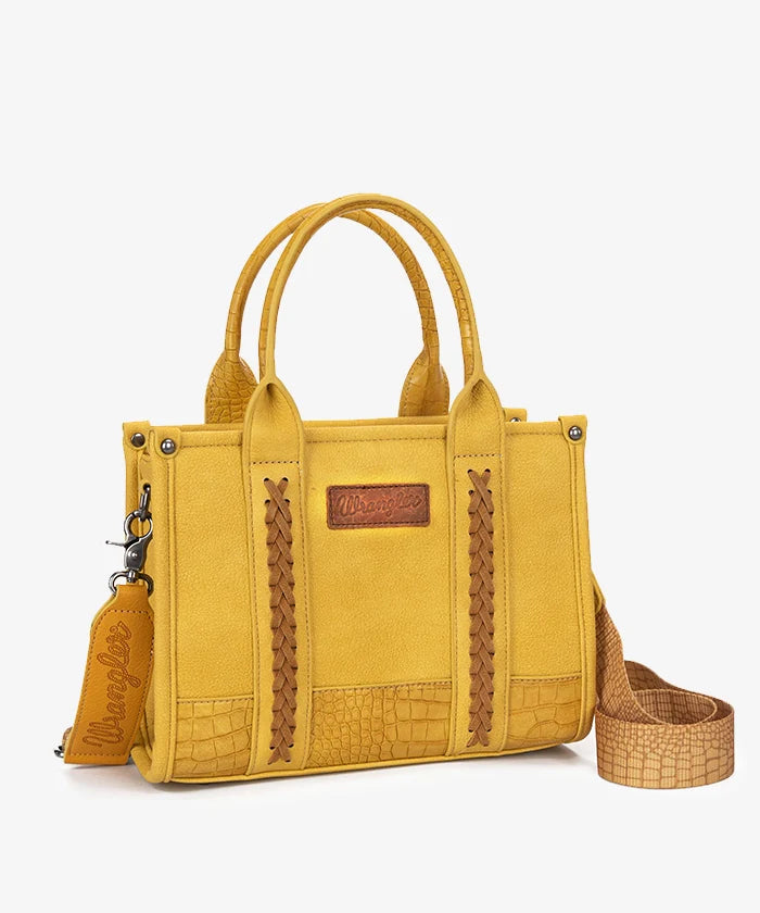 Wrangler Cow Print Crossbody Tote Bag for Women - Stylish Western Handbag for Everyday Use, Shopping & Travel