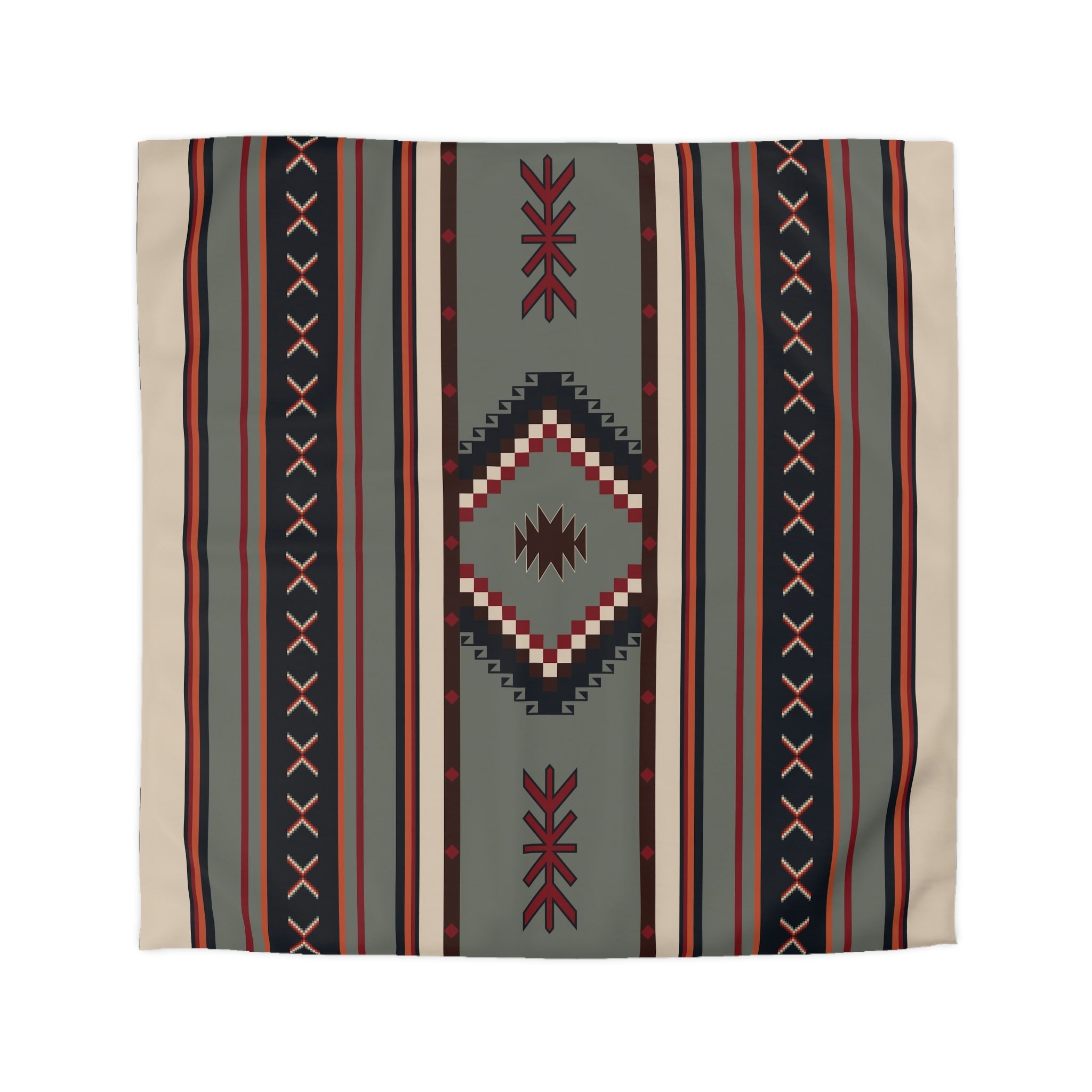 Mohave Desert Microfiber Duvet Cover Set - Southwestern Style King/Queen Bedding - Soft Breathable Comforter Cover for Southwest Home Decor & Desert Themed Bedroom