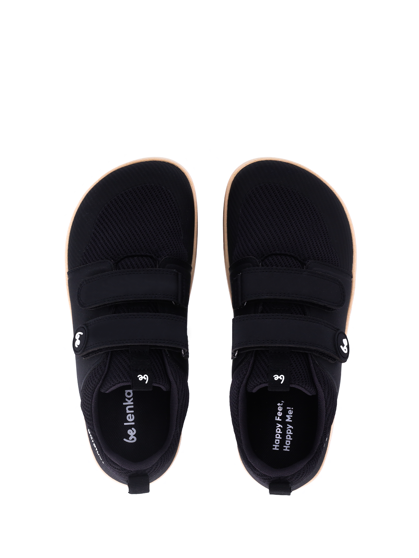 Be Lenka Bounty Junior Kids Barefoot Sneakers - Black | Flexible & Lightweight Minimalist Shoes for Active Children | Perfect for Outdoor Play, School & Everyday Comfort