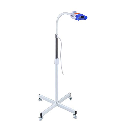 Professional LED Teeth Whitening Light Kit - Blue/Red Dental Whitening Accelerator Lamp with Floor Stand | At-Home Teeth Bleaching for Brighter Smile | Perfect for Home Use, Dental Clinics & Travel