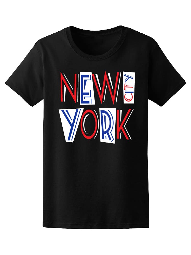 New York City NYC Graphic Tee for Women - Soft Black Cotton T-Shirt - Perfect for Casual Wear, Street Style & Travel