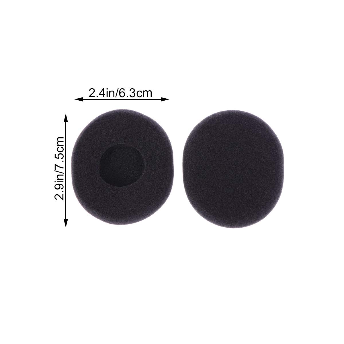 Premium Replacement Foam Ear Cushions for Headphones - Soft Breathable Earpads Compatible with H800 & Other Studio Headsets - Perfect for Music, Gaming & Office Use