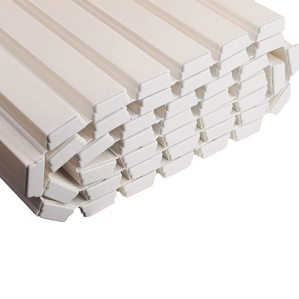 Folding Bathtub Cover - Anti-Dust, Insulating PVC Bath Tub Cover Board - White (150x80cm) - Keep Bath Clean & Warm for Home, Hotel, Spa