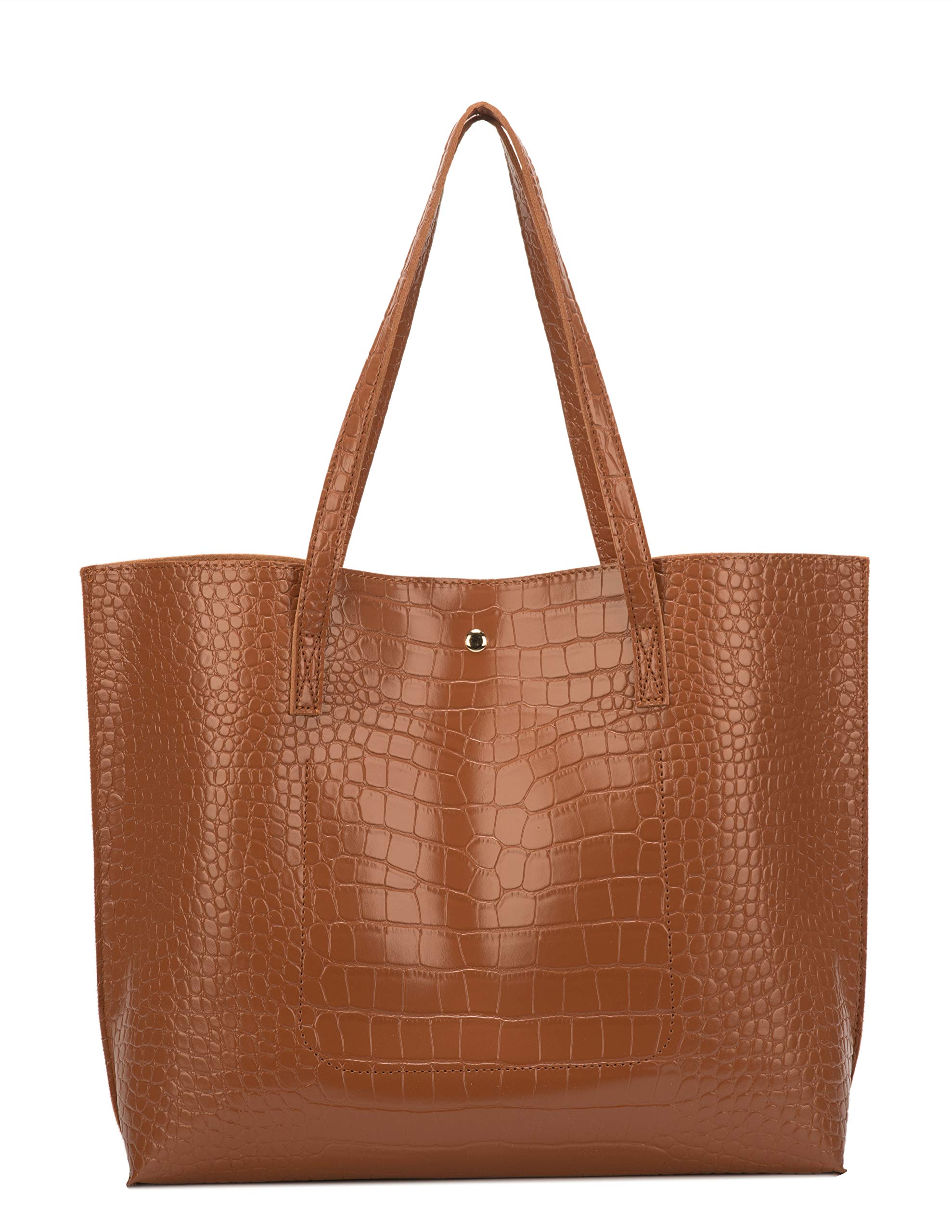 Stylish Women's PU Faux Leather Tote Bag with Top Handle & Detachable Shoulder Strap - Fashionable Satchel Purse with Tassel Accent for Work, Travel & Everyday Use