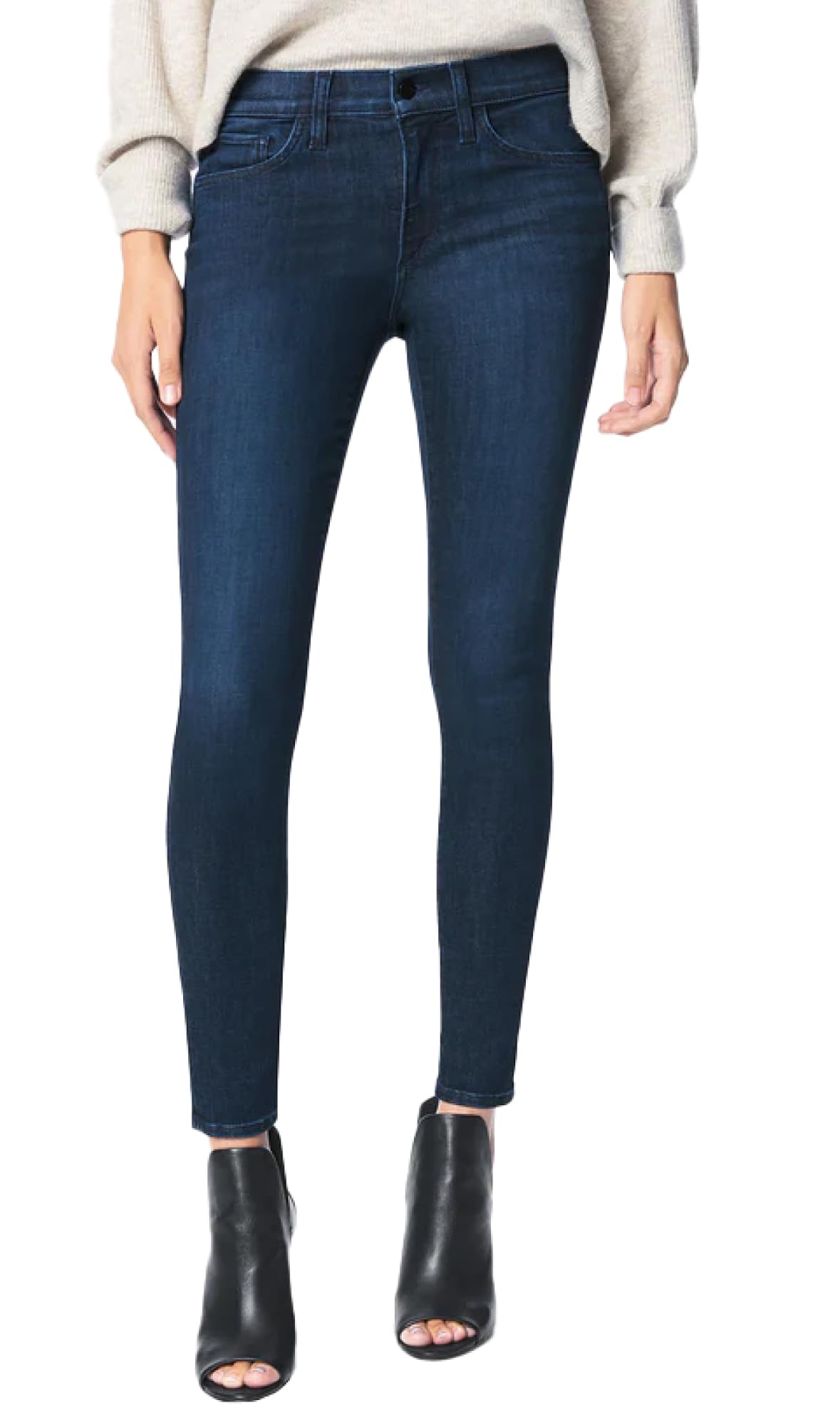 Joe's Jeans Women's Icon Midrise Skinny Ankle Jean - Slim Fit Stretch Denim Pants for Casual & Work Wear | Perfect for Everyday Outfits, Office & Date Nights