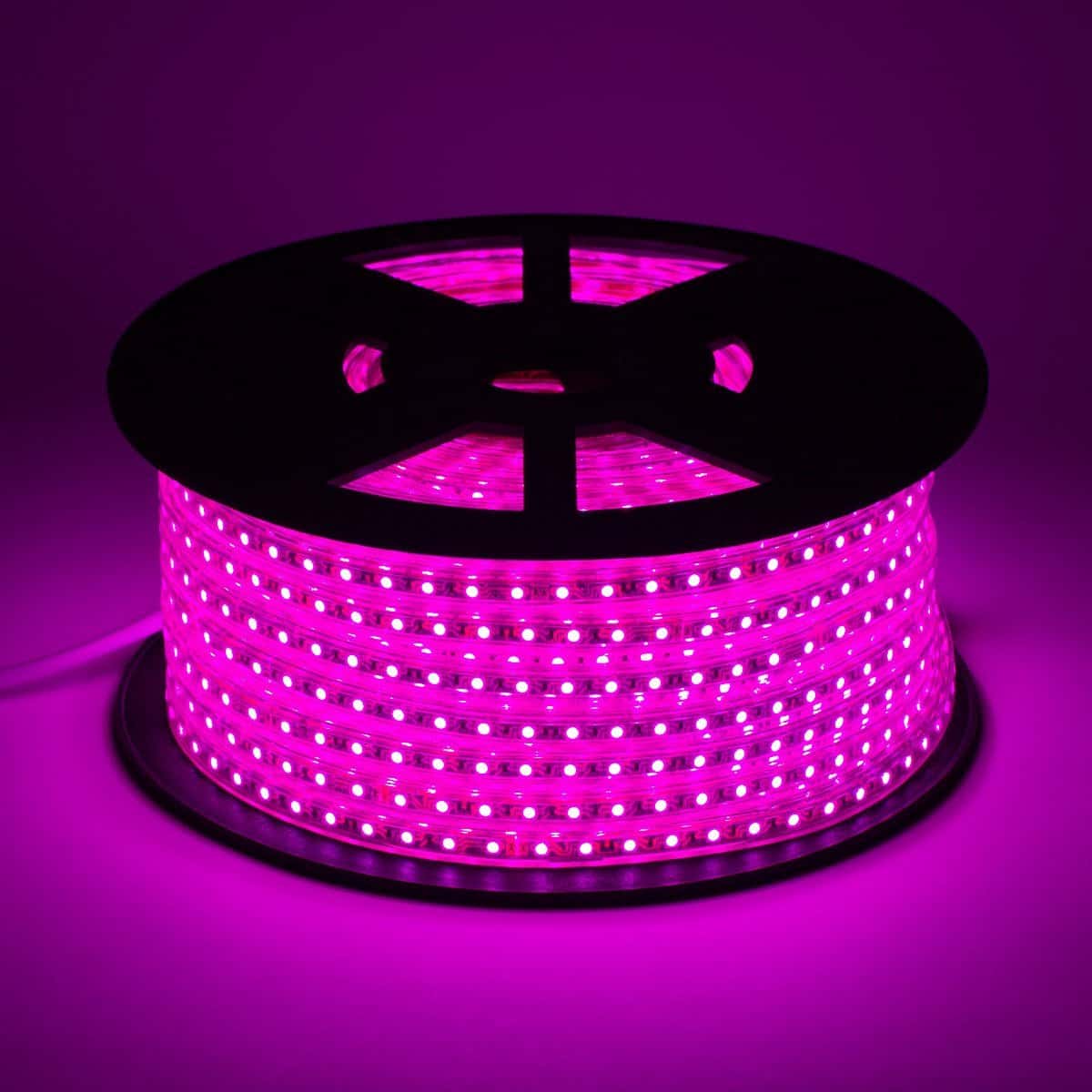 120V LED Strip Lights 164ft Roll - Waterproof Flexible RGB Color Changing Light Strips for Bedroom, Kitchen, Party Decor & DIY Projects