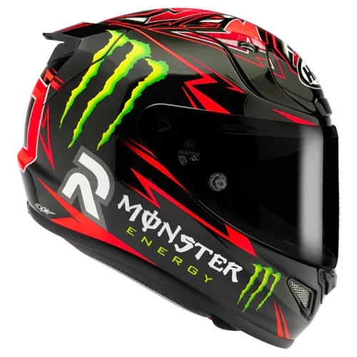 RPHA 12 Quartararo Replica Motorcycle Helmet - Premium DOT & ECE Certified Full Face Helmet for Racing & Street Riding - Lightweight & Aerodynamic Design for Maximum Comfort & Safety - Perfect for MotoGP Fans & Sport Bike Enthusiasts
