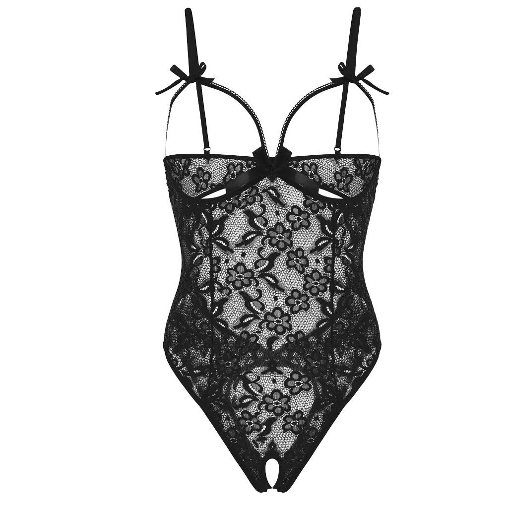 Sexy Lace Lingerie for Women - Gauze One-Piece Pajama Set, Plus Size Underwear | Perfect for Valentine's Day, Honeymoon & Romantic Nights