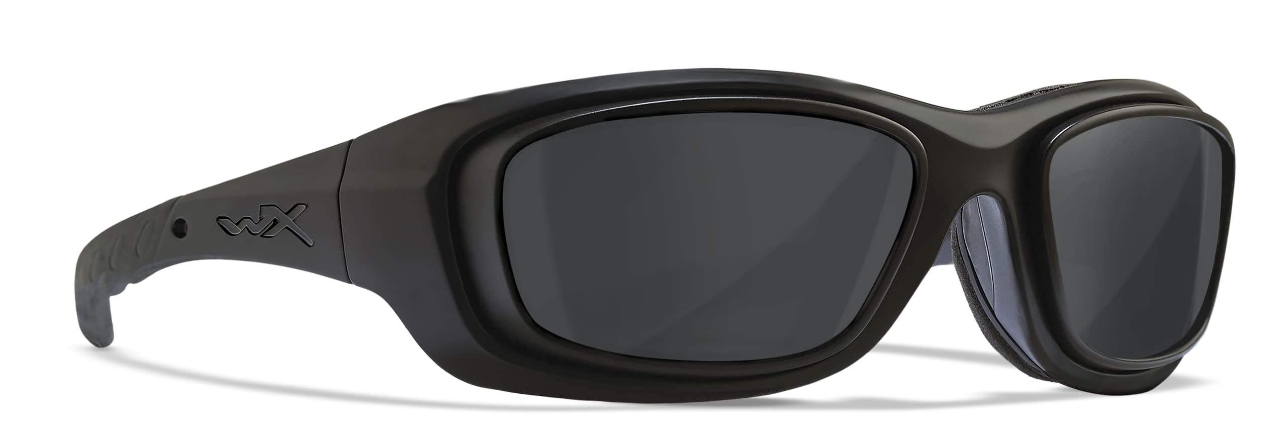 Wiley X Gravity ANSI Z87.1 Safety Sunglasses for Men & Women - UV Protection, Matte Black Frame, Smoke Grey Lens for Shooting, Fishing, Biking & Extreme Sports - Ideal for Outdoor Activities, Work Safety & Sports Enthusiasts