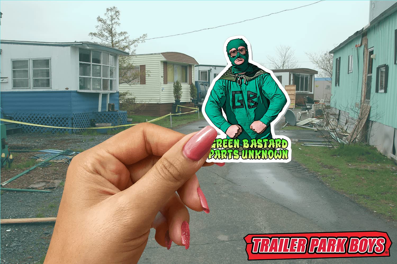 Official Trailer Park Boys Merchandise - Bubbles & Green Bastard Sticker Pack (2 Pack) - Funny Vinyl Decals for Laptops, Water Bottles & Cars - Perfect Gift for Fans of Trailer Park Boys TV Show