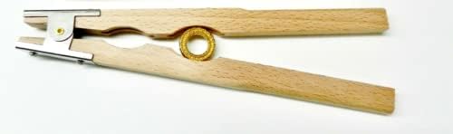 JTS Ring Holder Tool - Wooden Jewelry Making Hand Clamp for Ring Grinding & Polishing - Perfect for Jewelers, DIY Crafters & Metalworking Enthusiasts