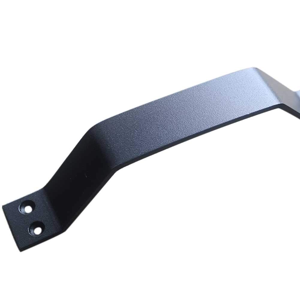 Sliding Carbon Steel Door Handle with Screws - Indoor/Outdoor Furniture Hardware for Wardrobes, Barn Gates & Home Decor | Durable Pull Knob for Closet, Cabinet & Entryway