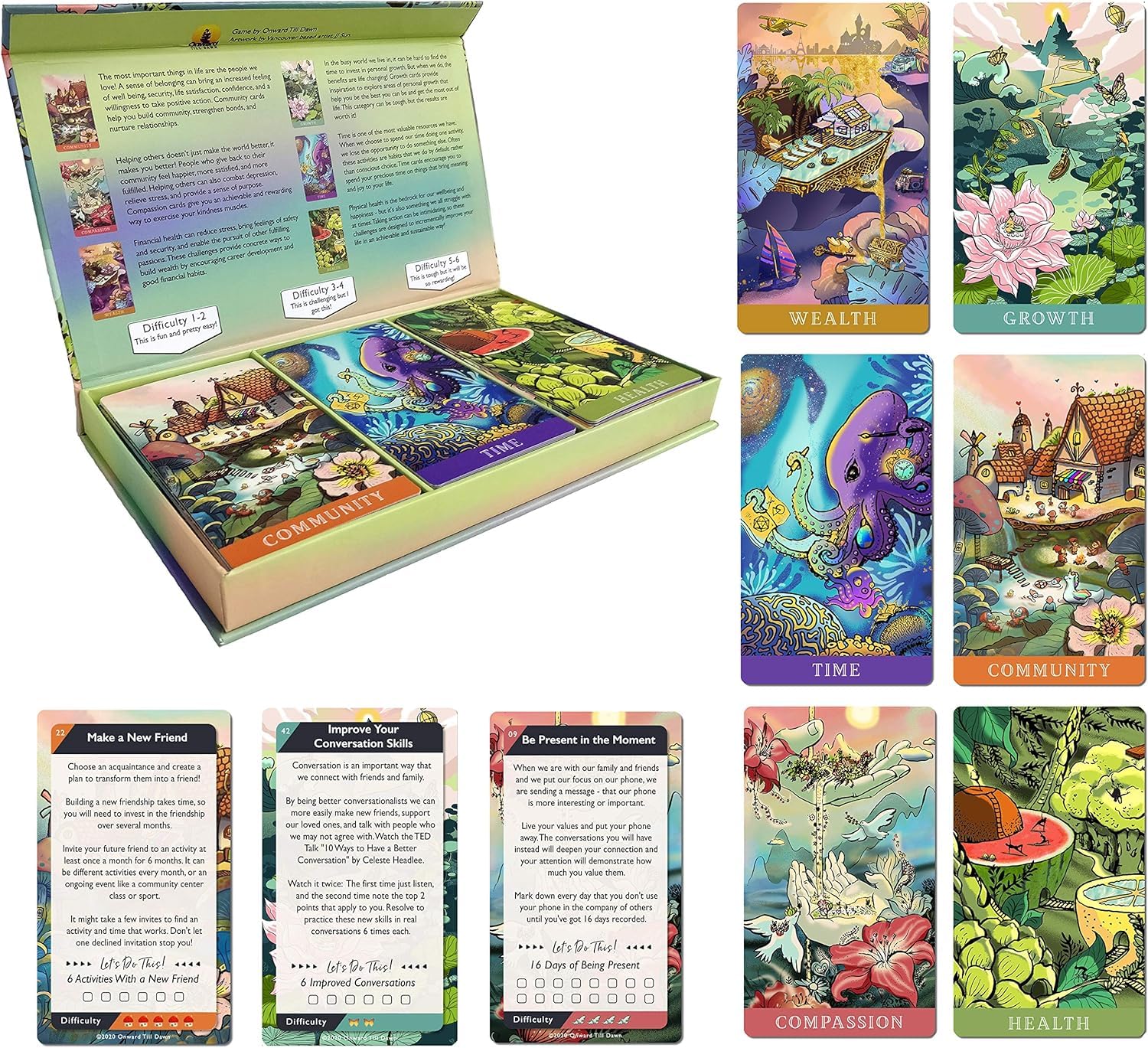 87 Inspirational Challenge Cards for Personal Growth & Motivation – Perfect for New Year Resolutions, Self-Help Gifts & Daily Encouragement | Carpe Diem Collection with Gift Box – Ideal for Office, Home Decor & Thoughtful Presents