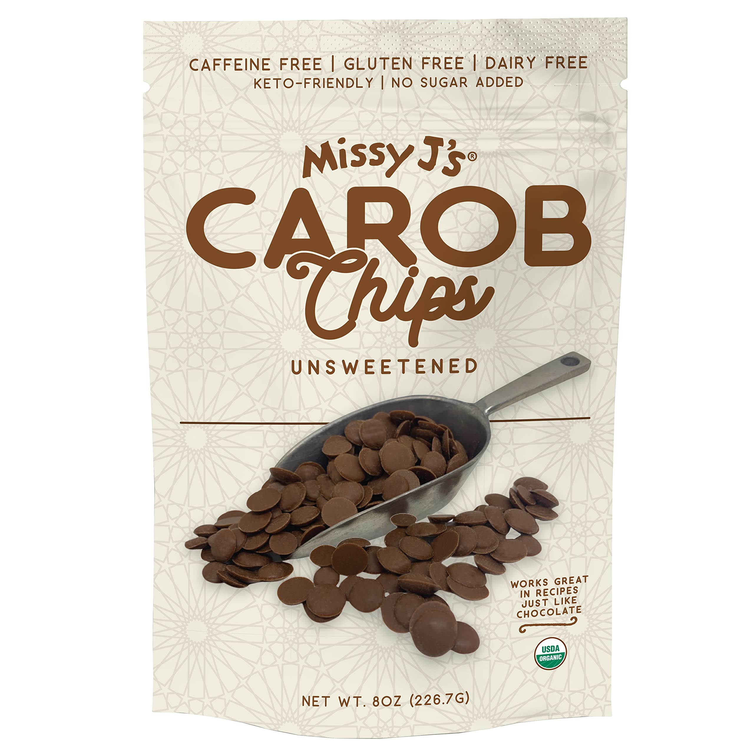 Organic Carob Sampler Pack - Vegan, Gluten-Free Chocolate Substitute for Healthy Snacks & Baking