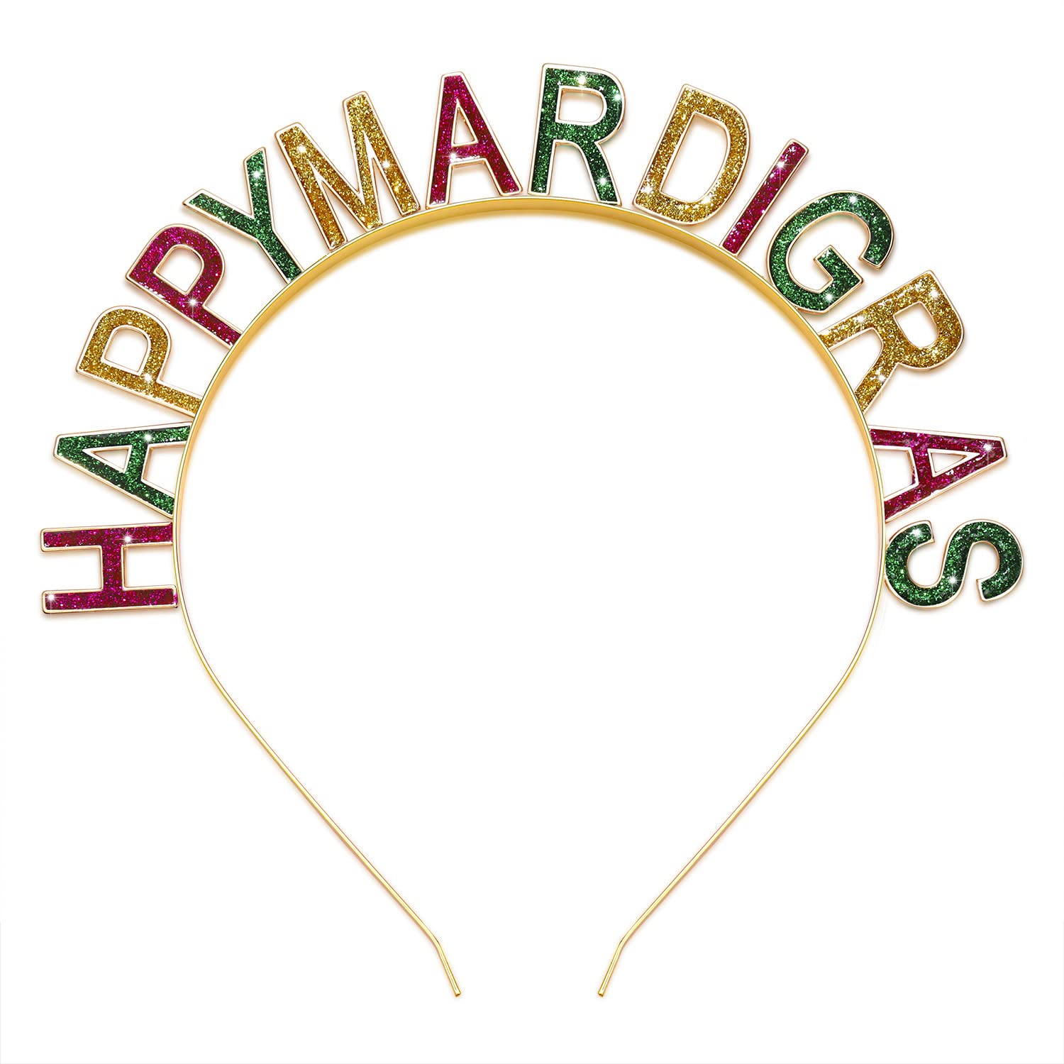 **Sparkly Mardi Gras Headbands with 