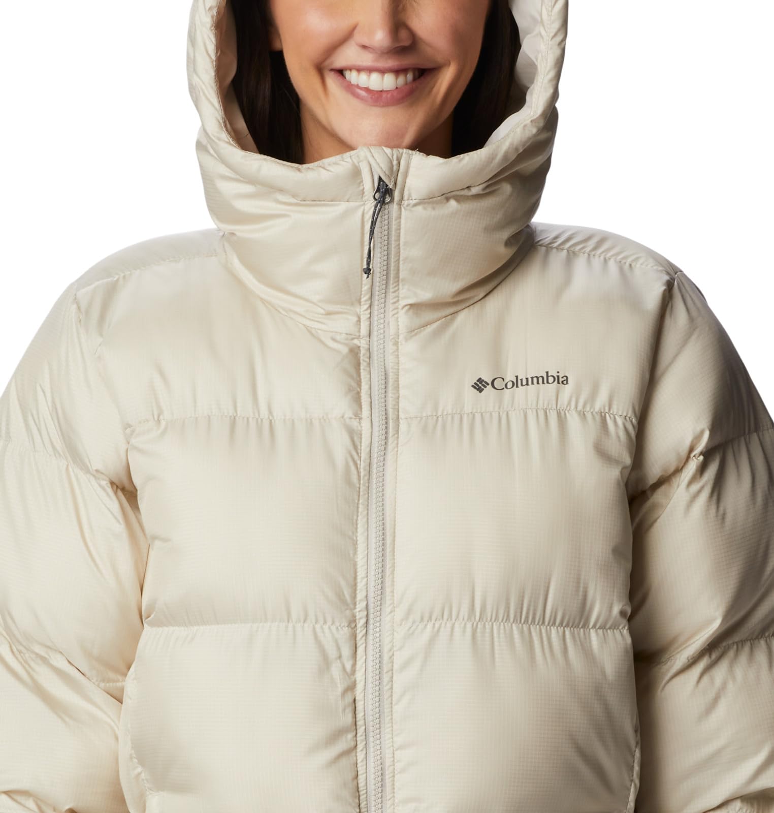 Columbia Women's Puffect Long Jacket - Waterproof Winter Coat with Omni-Heat, Lightweight Warm Puffer Jacket for Cold Weather, Hiking & Outdoor Activities