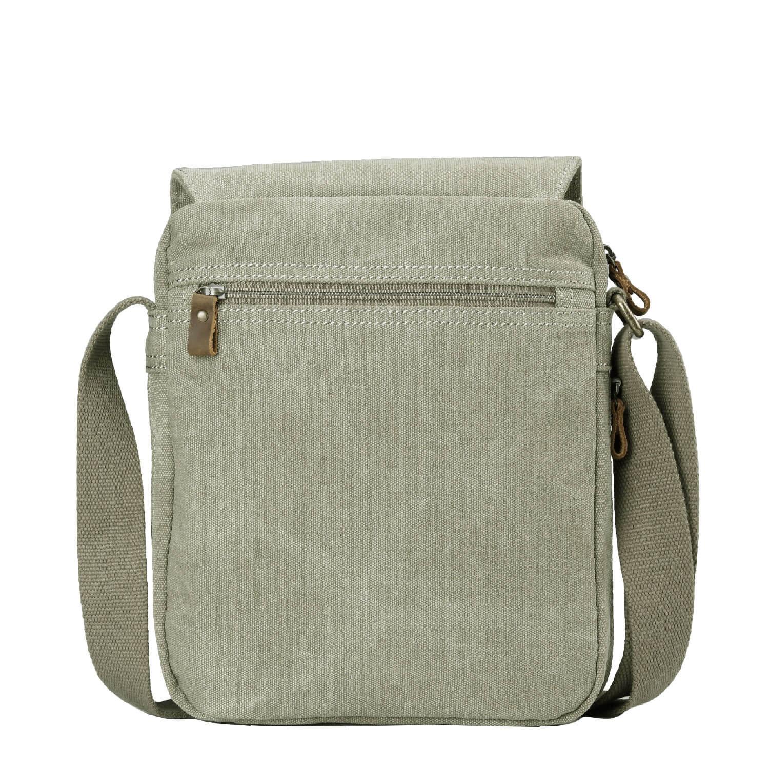 Troop London Classic Canvas Crossbody Bag for Men & Women - Stylish & Durable Messenger Bag for Travel, Work & Everyday Use