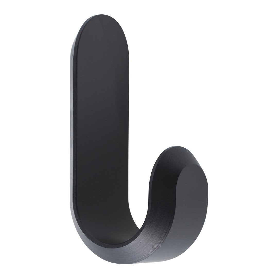 Curve Mini Hook Set of 2 (6 Pack) - Heavy Duty Wall Hangers for Keys, Hats & Coats - Perfect for Entryway, Garage & Bathroom Organization