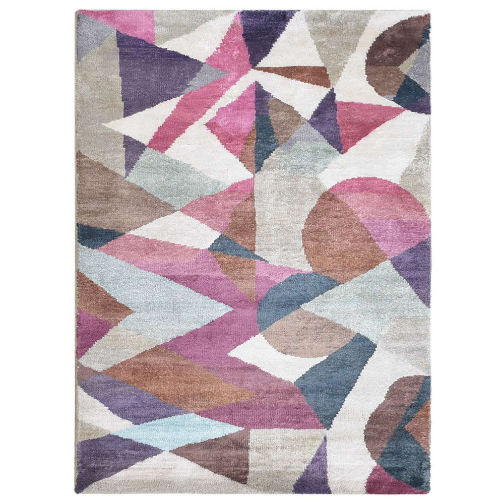 Hand Knotted Sheer Area Rug - Lightweight & Elegant for Living Room, Bedroom, or Nursery Decor