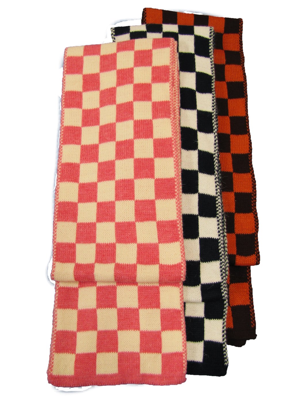 Stylish Checkered Colorful Long Winter Scarves for Women - Warm & Fashionable - Perfect for Cold Weather, Outfits & Holiday Gifts